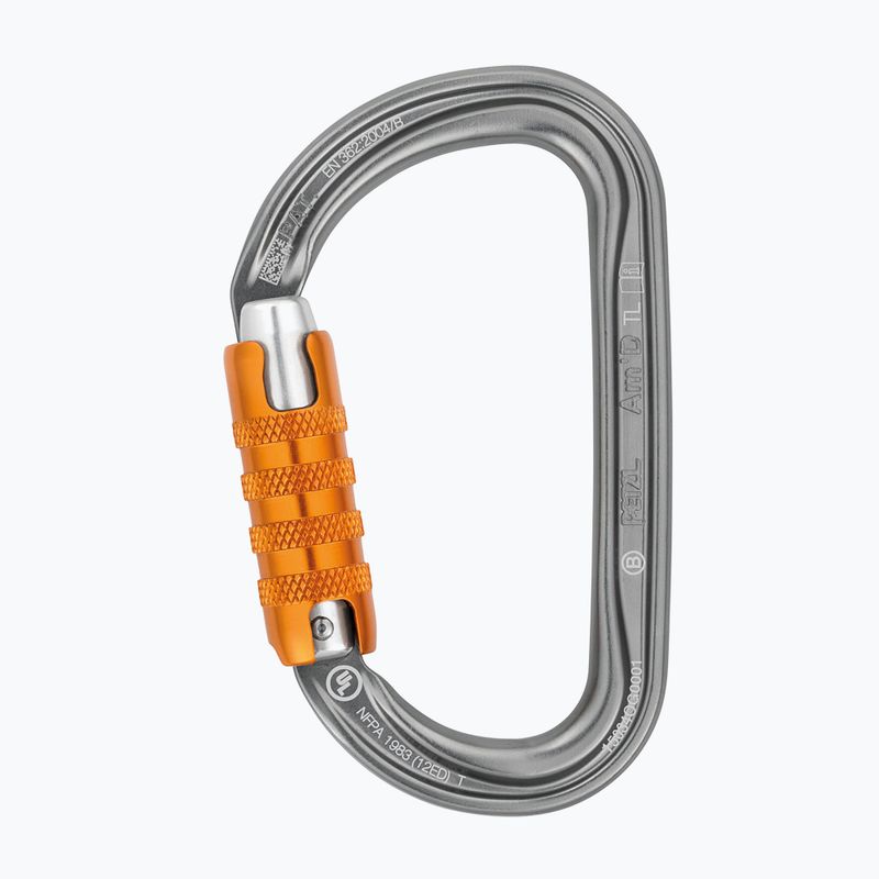 Karabina Petzl Am'D Triact-Lock TL silver