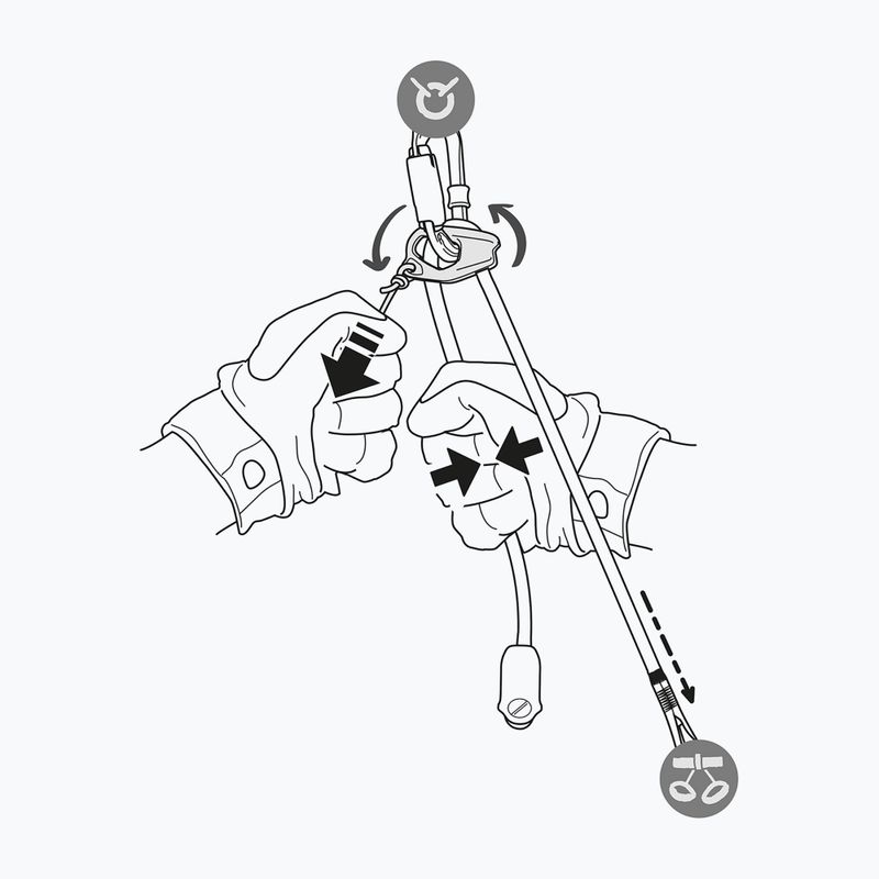 Lano Petzl Dual Canyon Guide orange 5