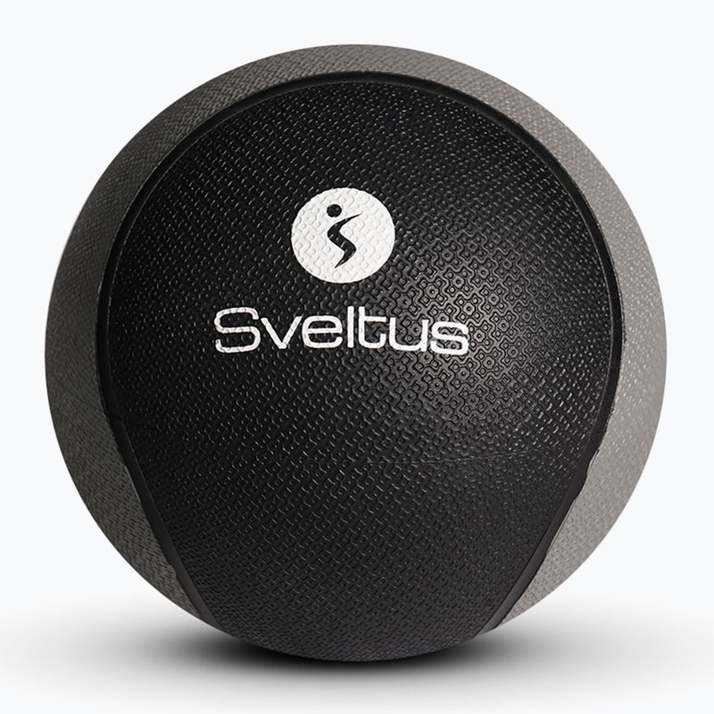 Medicinbal Sveltus Medicine Ball Rubber 1 kg grey/black