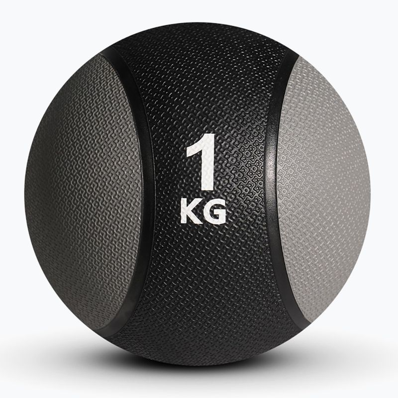 Medicinbal Sveltus Medicine Ball Rubber 1 kg grey/black 2