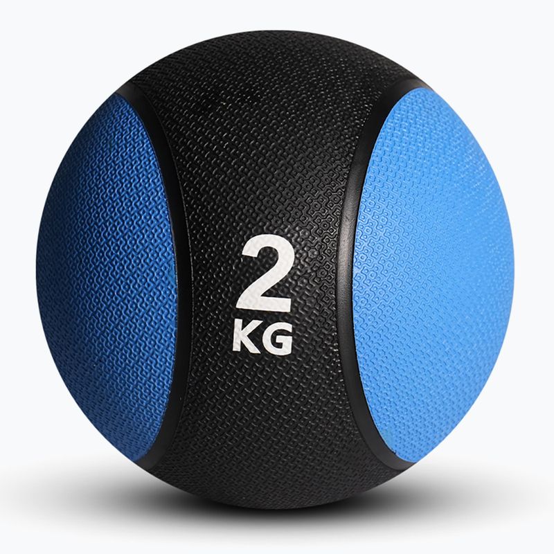 Medicinbal Sveltus Medicine Ball Rubber 2 kg blue/black 2