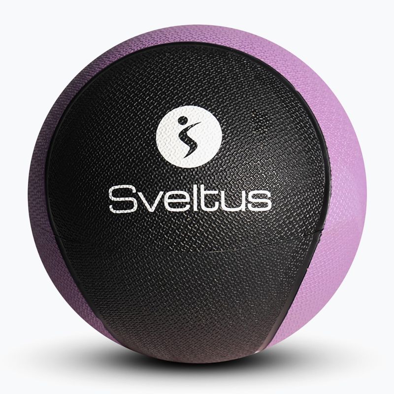 Medicinbal Sveltus Medicine Ball Rubber 5 kg violet/black