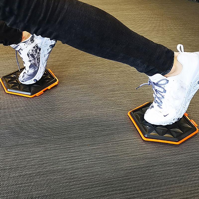 Klouzací disky na cvičení Sveltus Functional Slider Premium 2 ks. black/orange 2