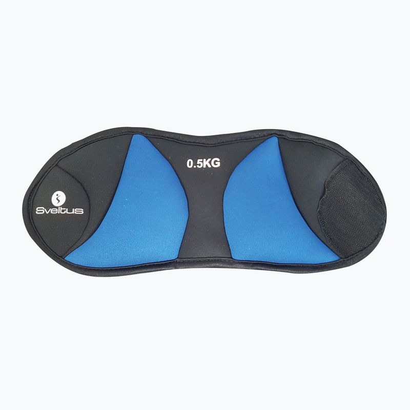 Zátěž na kotníky Sveltus Ankle Weight Cuff 2 x 500 g blue 2
