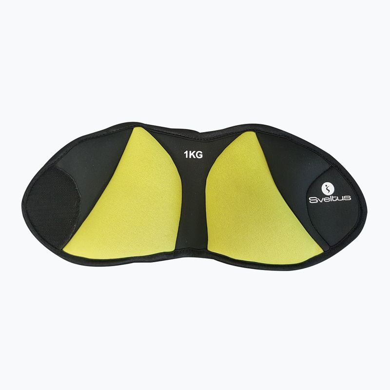 Zátěž na kotníky Sveltus Ankle Weight Cuff 1 kg 2 szt. green/ yellow 2