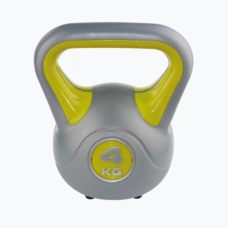 Kettlebell Sveltus Fit 4 kg šedá/žlutá