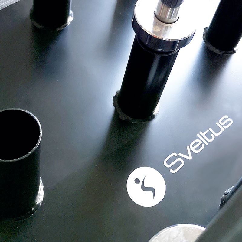 Stojan na olympijské osy Sveltus Rack For Olympic Bars black 2
