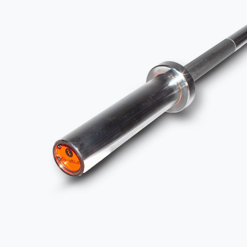 Rovná olympijská osa Sveltus Training Bar + 2 svorky chrome 2