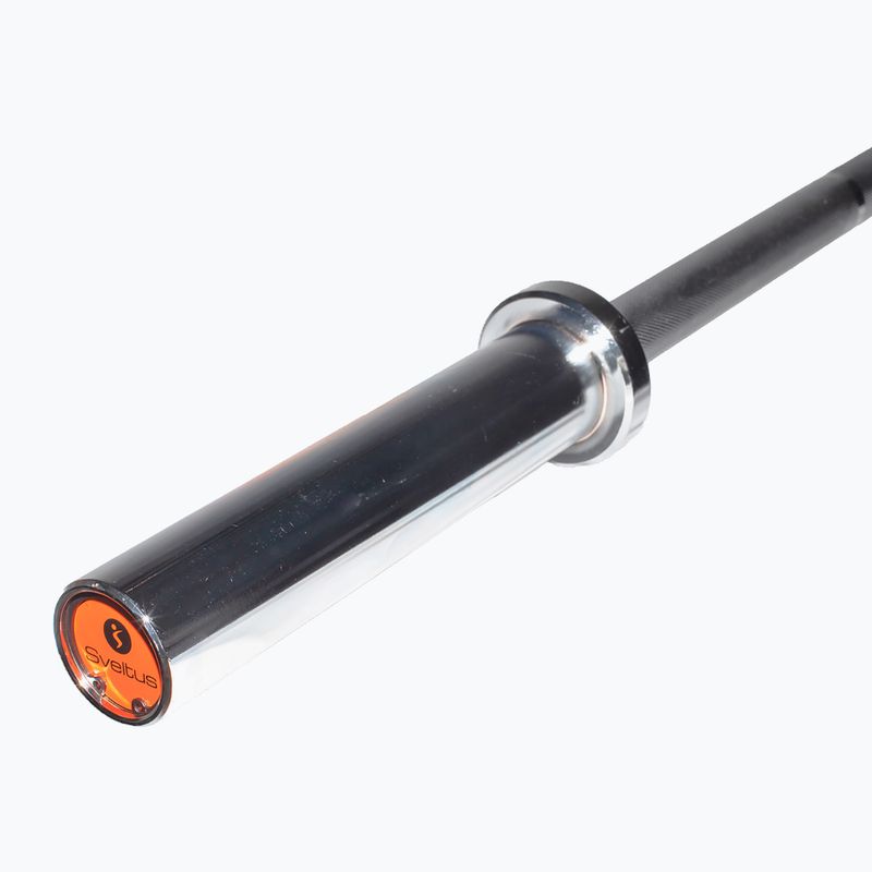Osa na závaží  Sveltus Training Bar + 2 Spring Collars 175 cm chrome 4