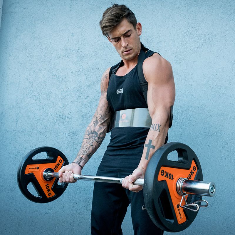 Osa na závaží  Sveltus Training Bar + 2 Spring Collars 175 cm chrome 7