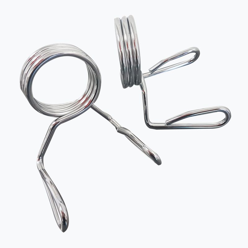 Osa na závaží Sveltus Training Bar + 2 Spring Collars 220 cm chrome 3