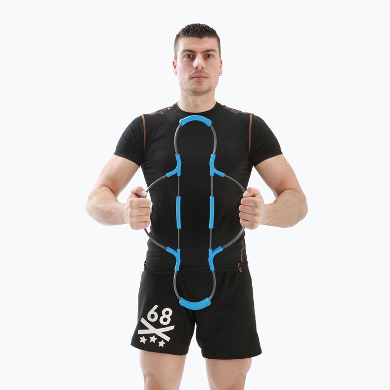 Sveltus Flexoring šedá/modrá obruč 8