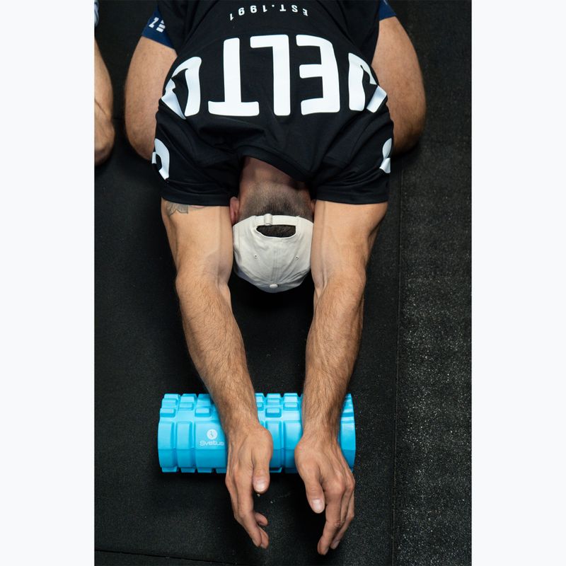 Masážní válec Sveltus Foam With Grid blue 3