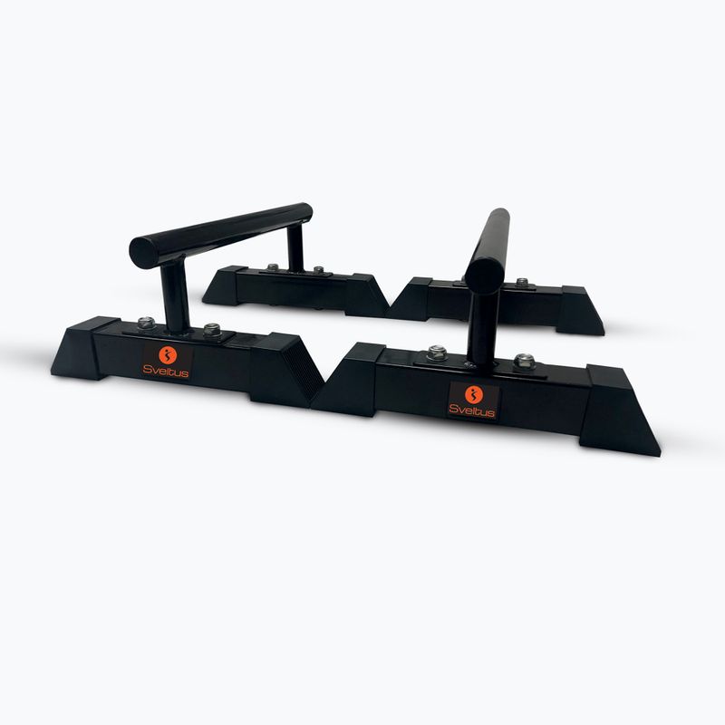 Madla na kliky Sveltus Parallette 2 ks black