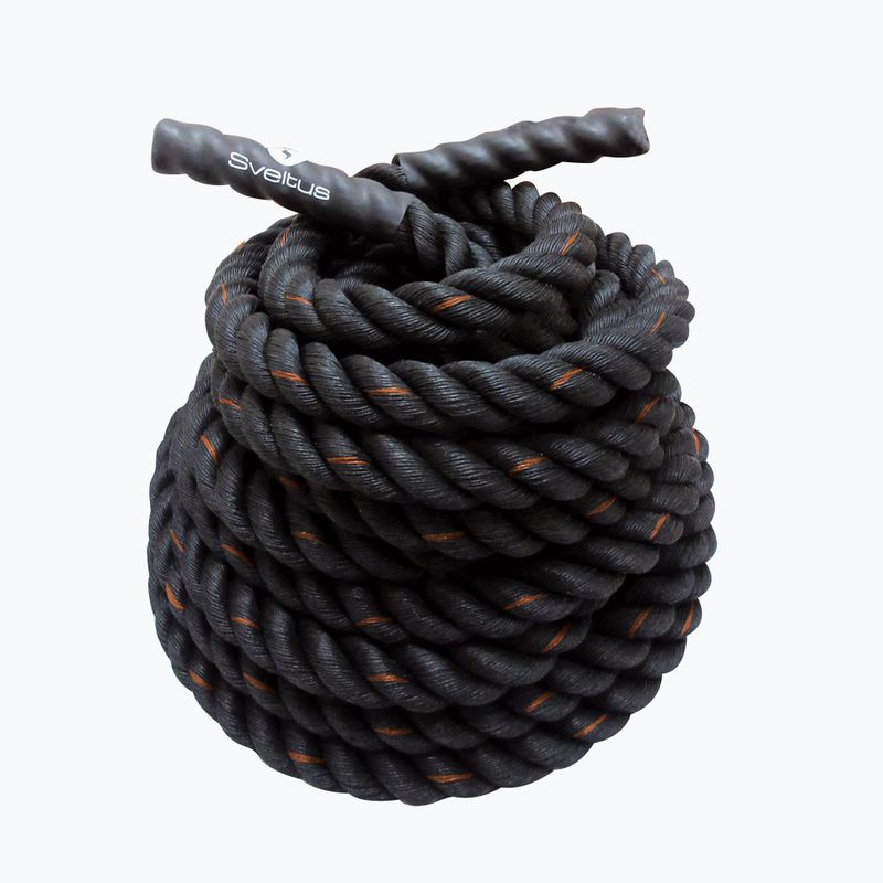 Tréninkové lano Sveltus Battle 38 mm 1 m černé