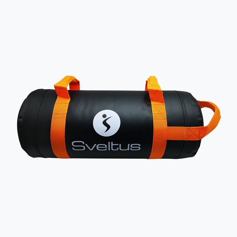 Sveltus Sandbag 15 kg tréninkový vak černý/oranžový