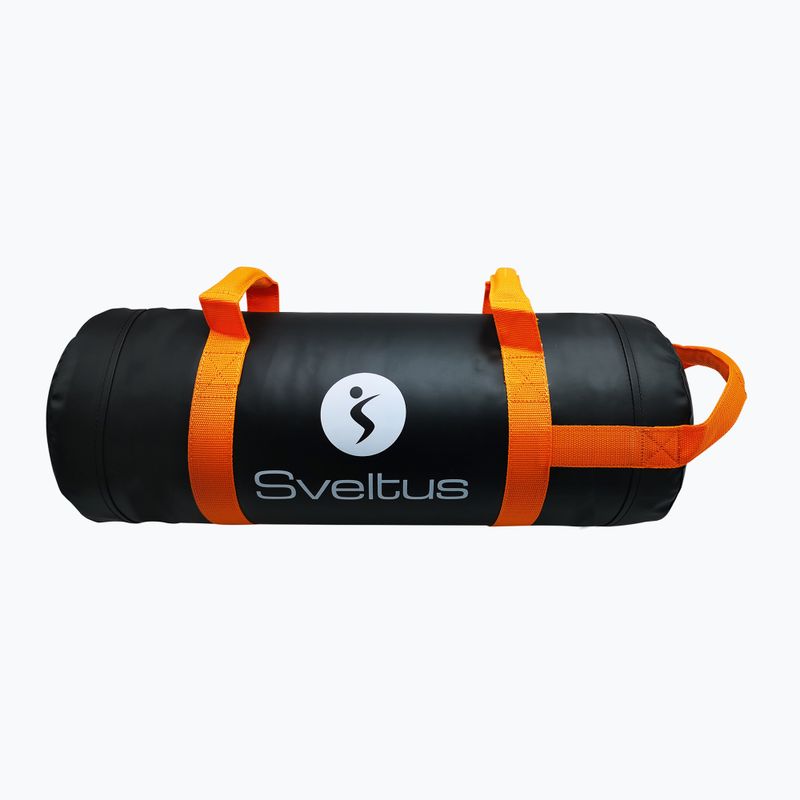 Sveltus Sandbag 25 kg tréninkový vak černý/oranžový