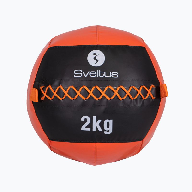 Sveltus Wall Ball 2 kg černá/červená