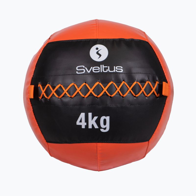 Sveltus Wall Ball 4 kg černá/červená