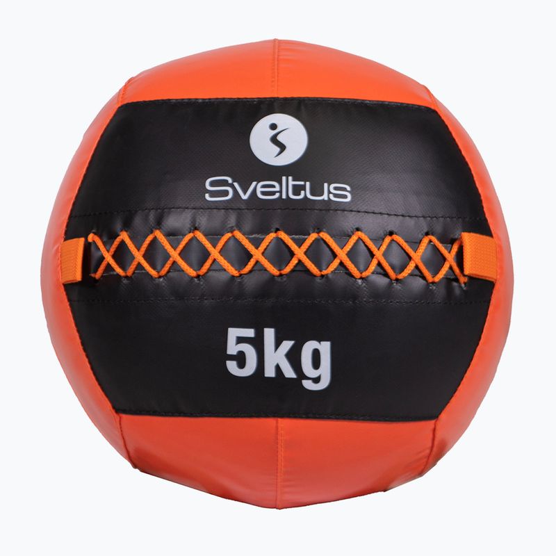 Sveltus Wall Ball 5 kg černá/červená