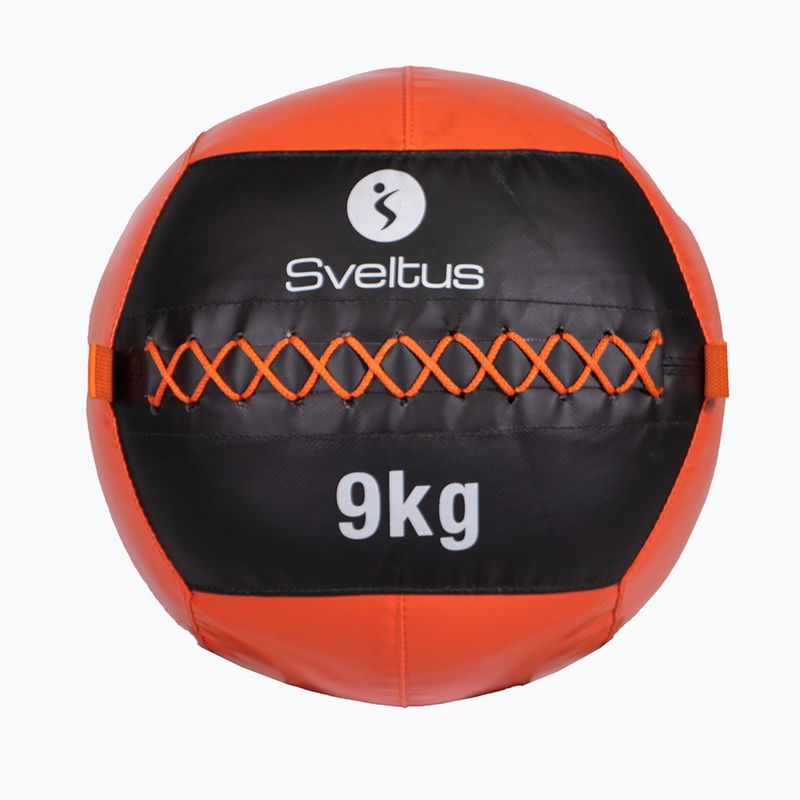 Sveltus Wall Ball 9 kg černá/červená