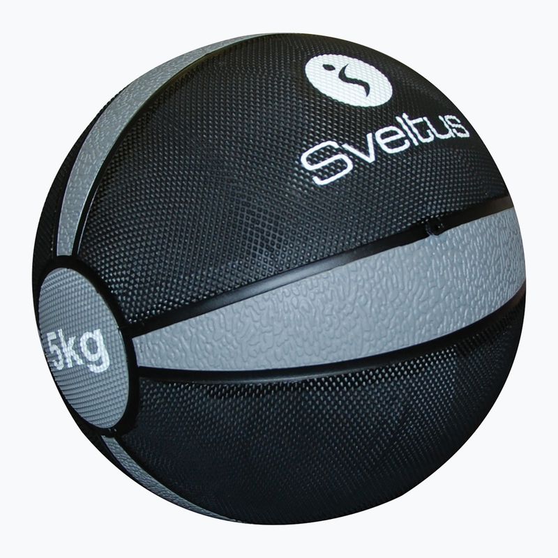 Sveltus Medicine Ball 5 kg černá/šedá