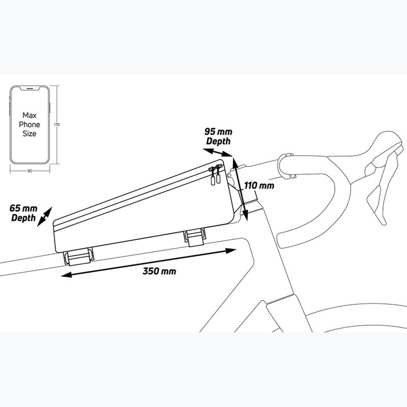 Brašna na kolo Zefal Console Pack T3 černá ZF-7012 2