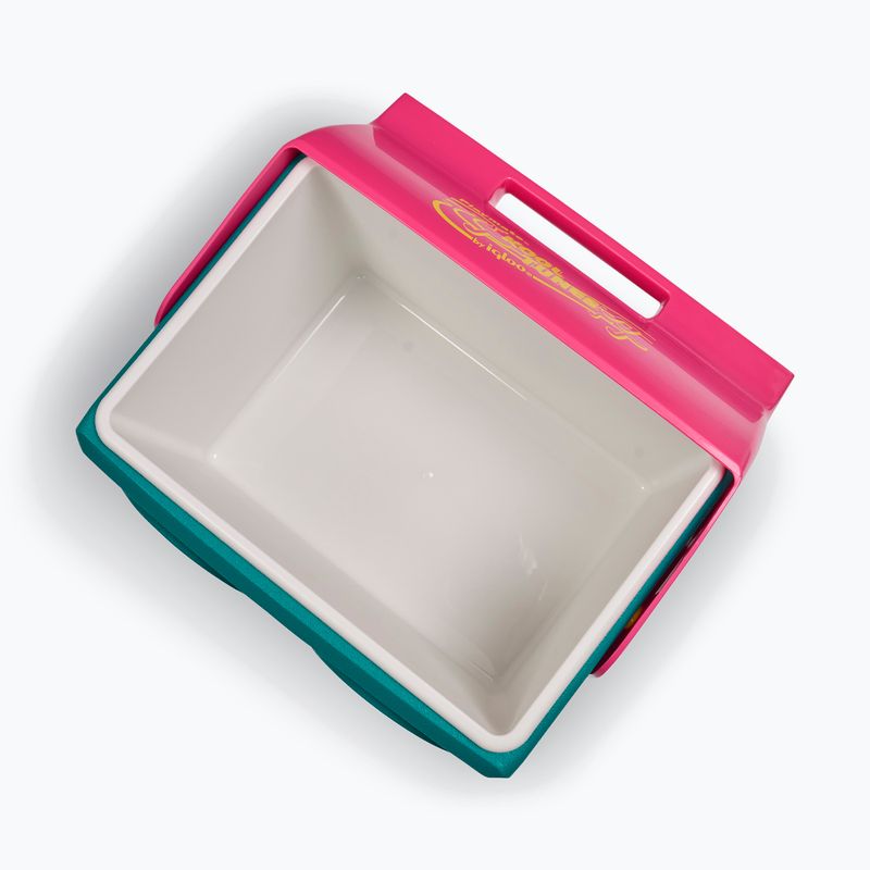 Cestovní lednice Igloo Retro Playmate KoolTunes 13 l dark jade 6