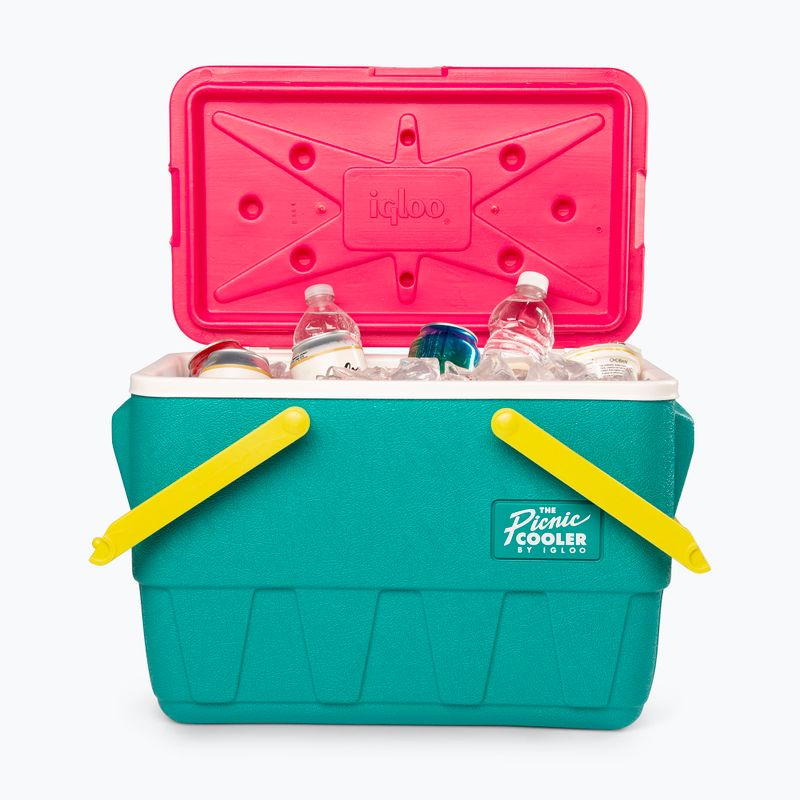 Cestovní lednice Igloo Retro Picnic 25 Qt 23 l dark jade 9