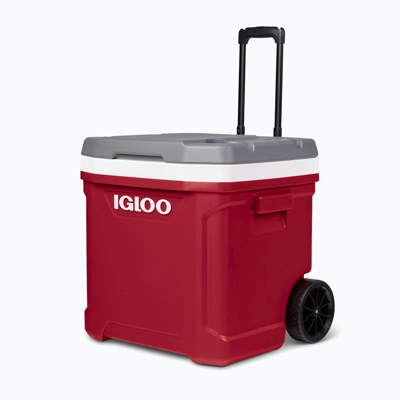 Turistická chladničkaIgloo Latitude 60 Roller 56 l industrial red/ meteorite 4