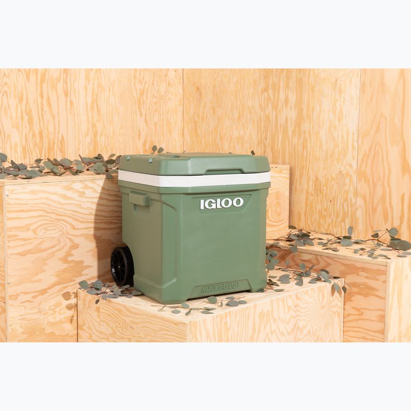 Turistická chladnička Igloo Ecocool Latitude 60 Qt Roller 56 l vintage green 9