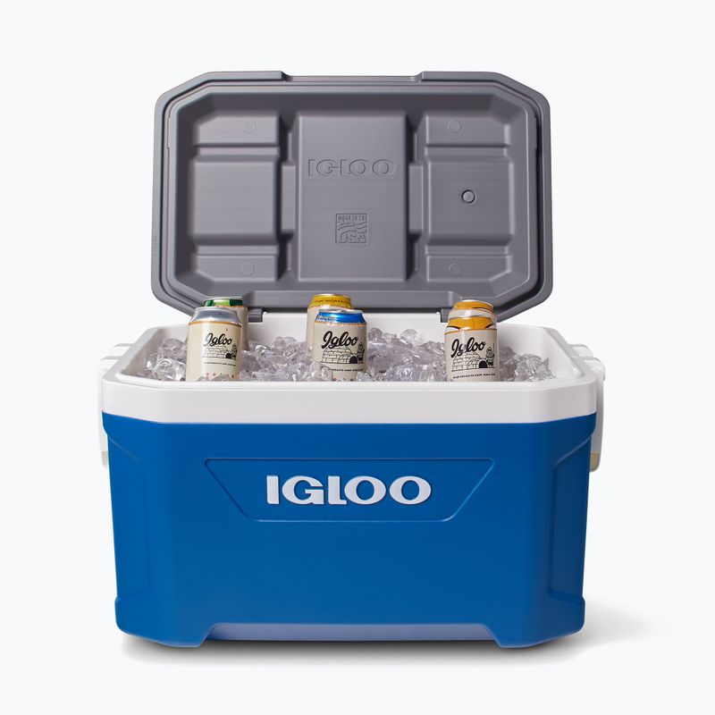 Igloo Latitude 52 indigo blu/white/meteorite touring fridge 9