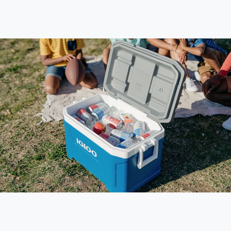 Igloo Latitude 52 indigo blu/white/meteorite touring fridge 13