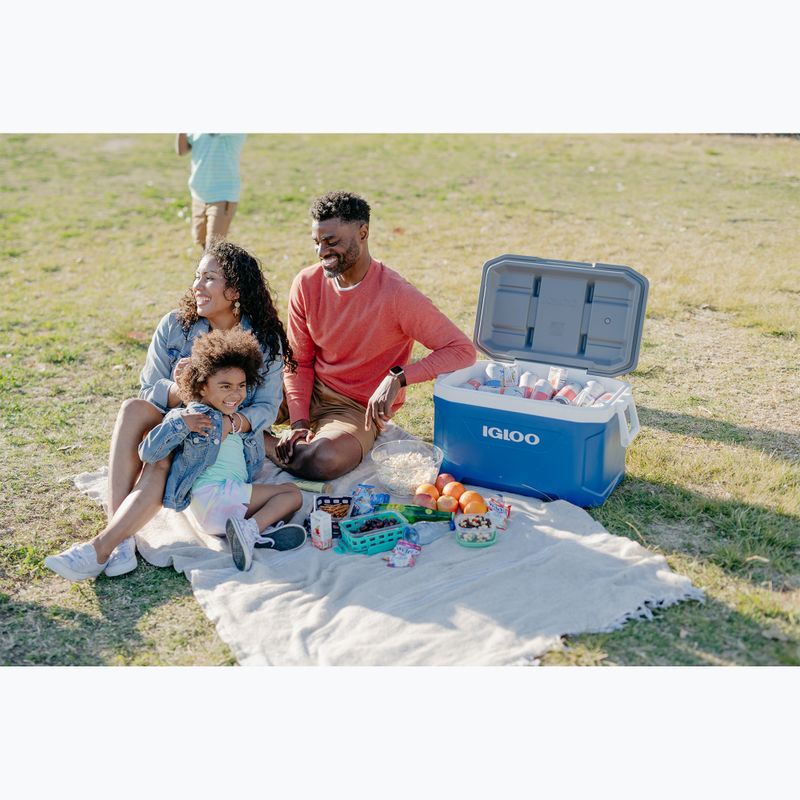Igloo Latitude 52 indigo blu/white/meteorite touring fridge 14