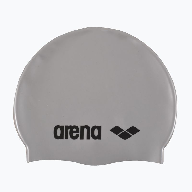 ARENA Classic Silikonová plavecká čepice Silver 91662/51 2