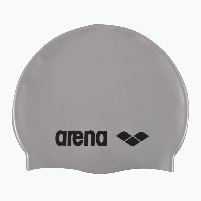 Dětská plavecká čepice arena Classic Silicone šedá 91670 2