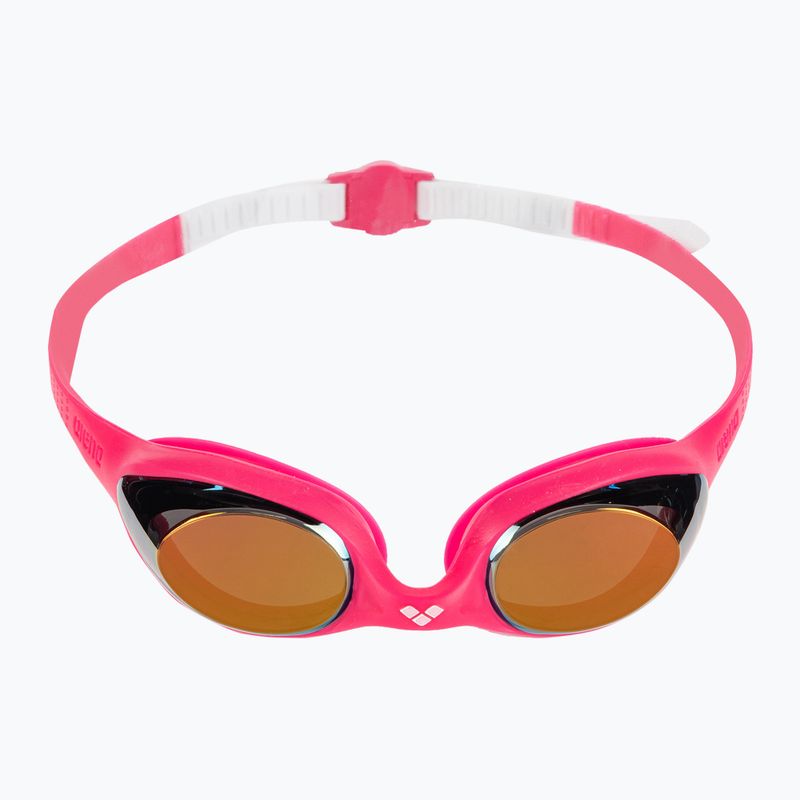 Dětské plavecké brýle arena Spider JR Mirror white/pink/fuchsia 2