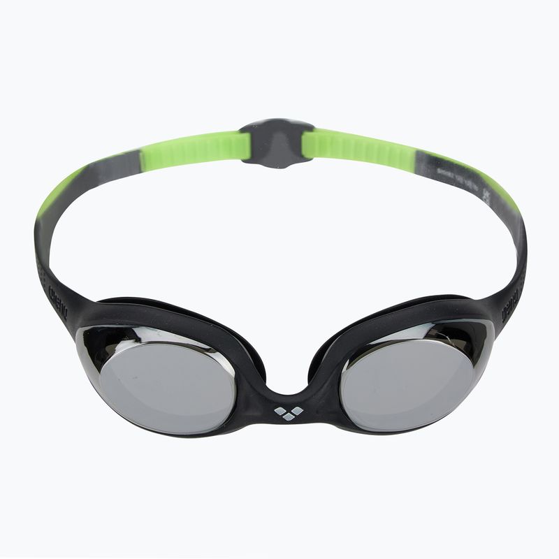 Dětské plavecké brýle arena Spider JR Mirror black/silver/green 2