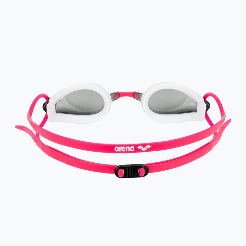 Plavecké brýle Arena Tracks white/smoke/fuchsia 4