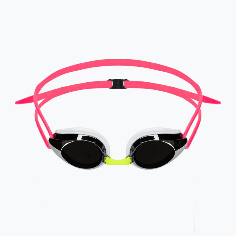 Dětské plavecké brýle arena Tracks JR Mirror  silver/white/fuchsia 2