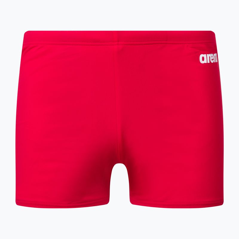 Pánské plavecké boxerky arena Solid Short červené 2A257