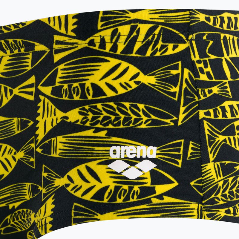 Bokserki kąpielowe męskie arena Fisk Low Waist Short černo-žlutá 2A358/53 3
