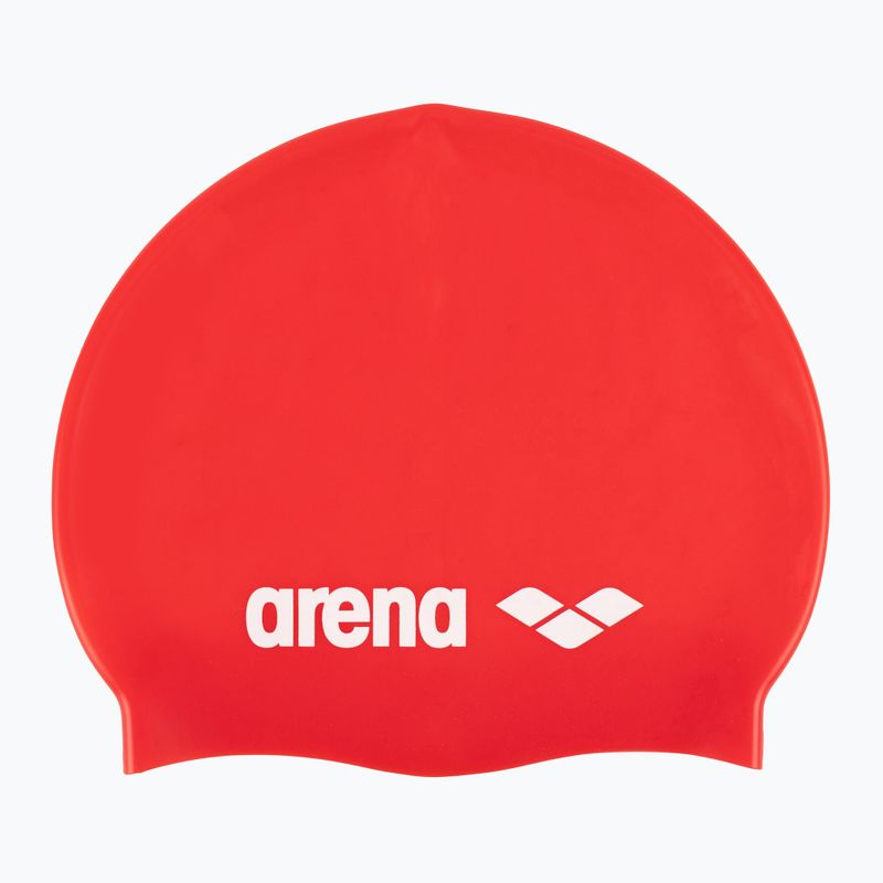 Dětská plavecká čepice arena Classic Silicone červená 91670/44