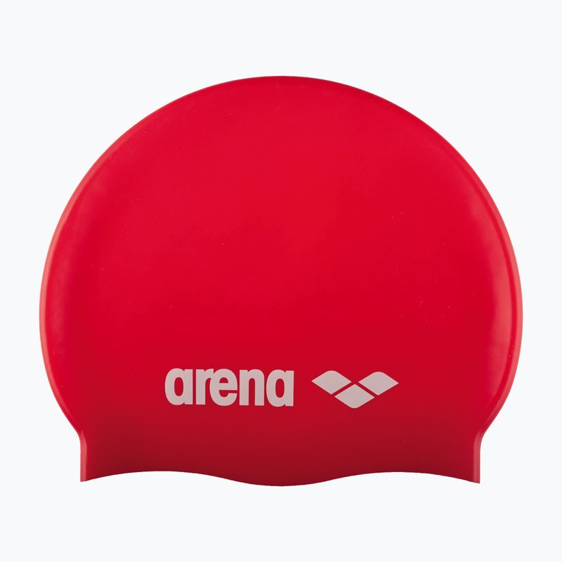 Dětská plavecká čepice arena Classic Silicone červená 91670/44 2