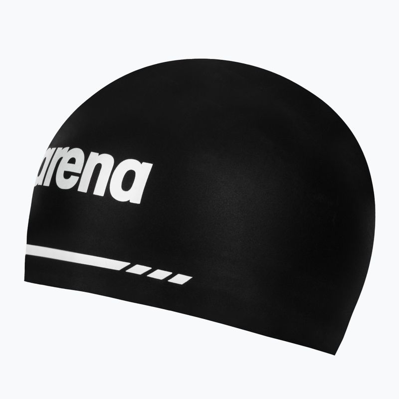 Arena 3D Soft plavecká čepice černá 000400/501 2