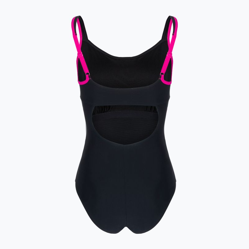 Dámské jednodílné plavky arena Agate Strap Back black 001261/509 2