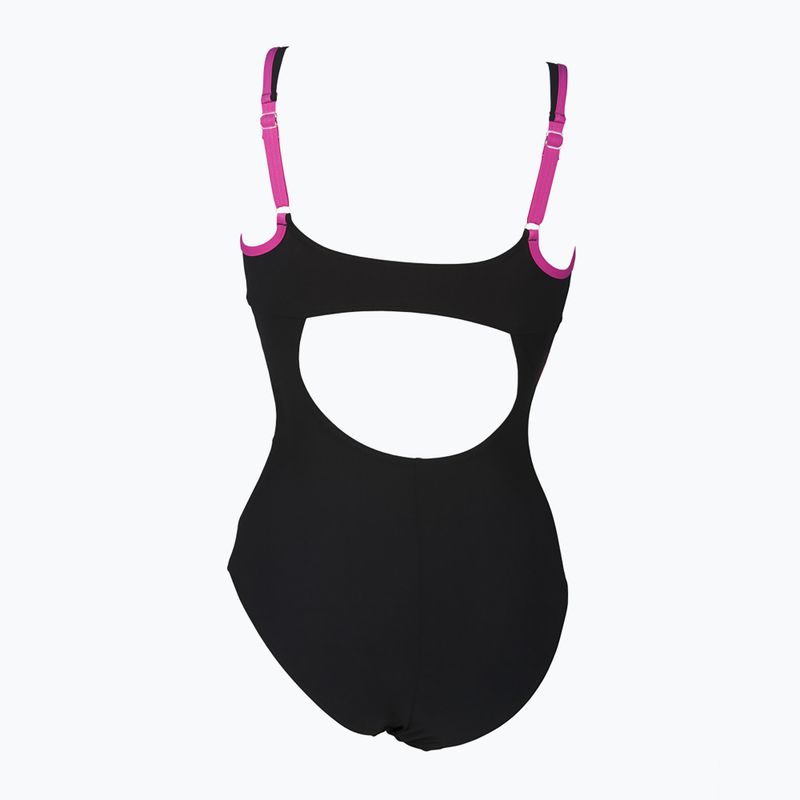 Dámské jednodílné plavky arena Agate Strap Back black 001261/509 9