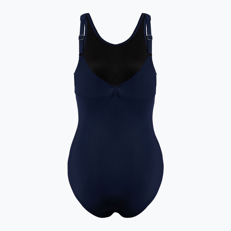 Dámské jednodílné plavky arena Amber Wing Back One Piece navy blue 001260 2