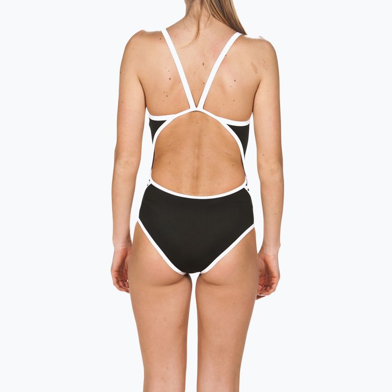 Dámské jednodílné plavky arena Team Stripe Super Fly Back One Piece černy 001195/501 6