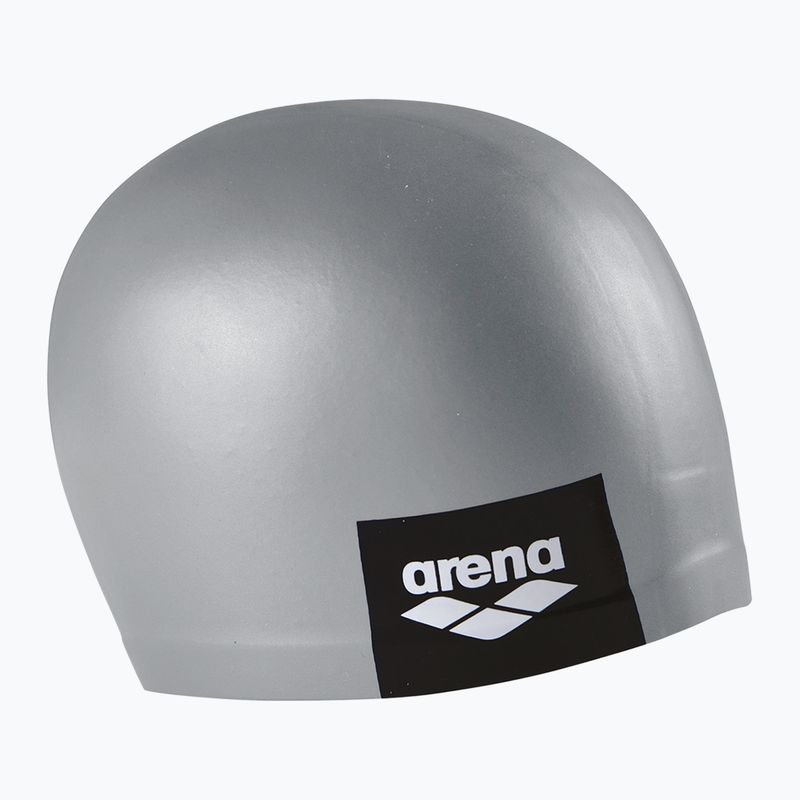 Plavecká čepice arena Logo Moulded grey 2